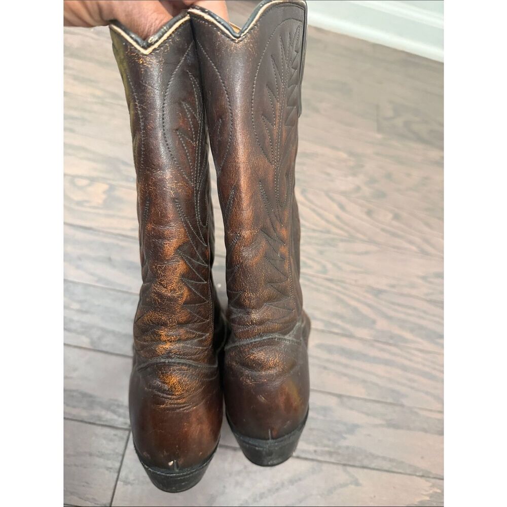 Red Wing Pecos 9801 Brown Leather Western Work Boots size 9 D - Picture 4 of 4